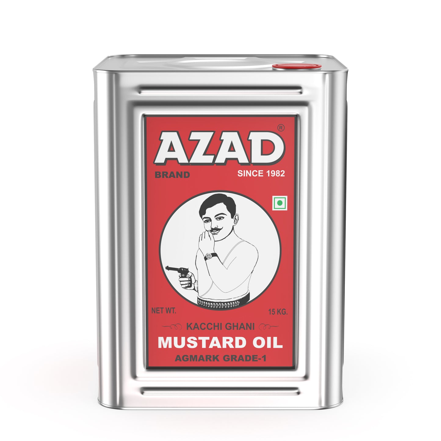 15 Kg Kachi Ghani Azad Mustard Oil