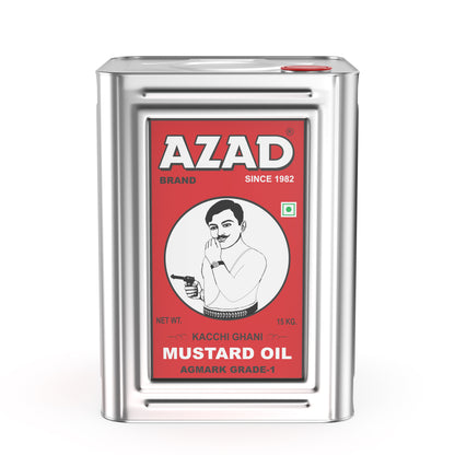 15 Kg Kachi Ghani Azad Mustard Oil