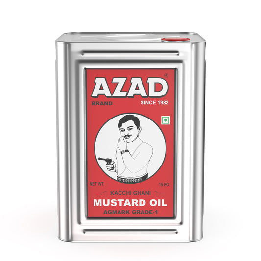 15 Kg Kachi Ghani Azad Mustard Oil