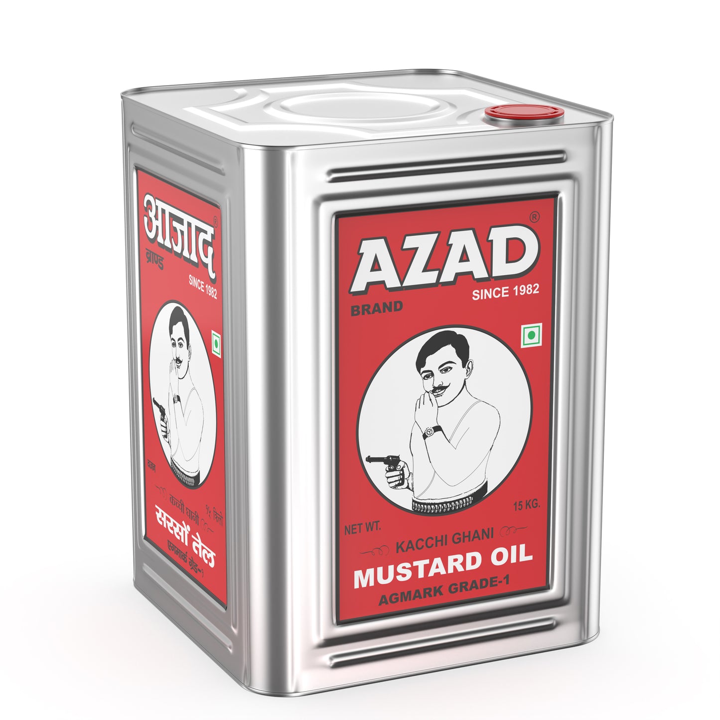 15 Kg Kachi Ghani Azad Mustard Oil