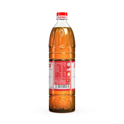 1 Litre Bottle Kachi Ghani Azad Mustard Oil